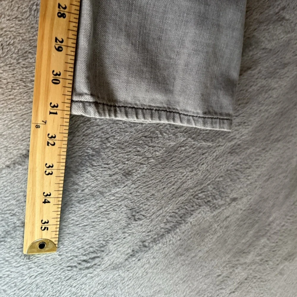 Levis 505 Straight Fit Jeans Men's Size‎ 40x32(38x31) Gray Zip Fly